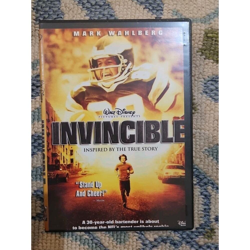 Invincible (DVD, 2006) Tested slim case cropped artwork.